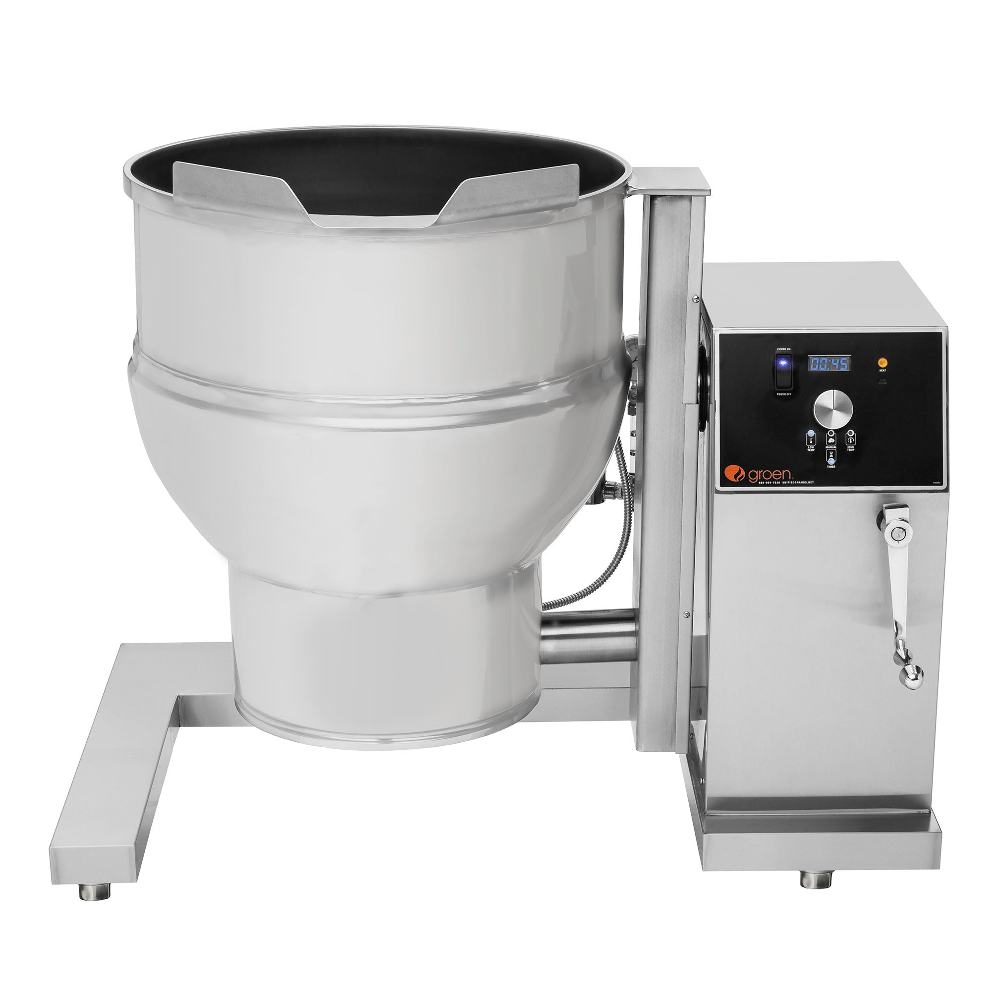 Groen DEE/4T - 60CINA/2 60 gal Steam Kettle - Manual Tilt, 2/3 Jacket, 208v/1ph