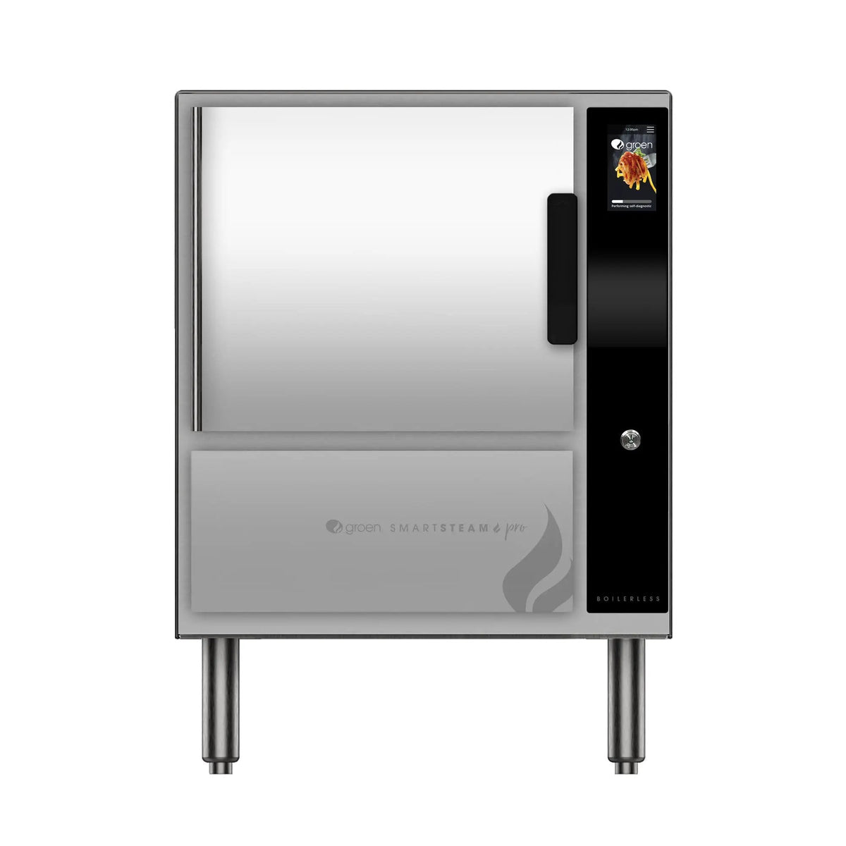 Groen GSSP-BL-3G 3-Pan SmartSteam Pro Convection Steamer - Countertop, Boilerless, Programmable Delime, Natural Gas