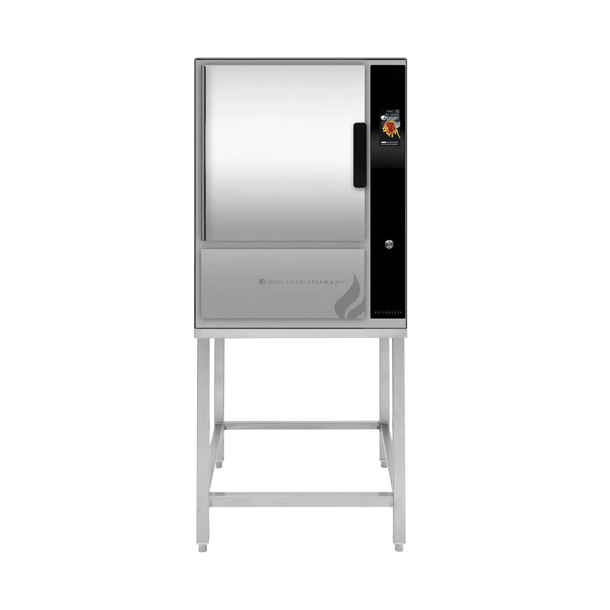 Groen GSSP-BL-5ES 5-Pan SmartSteam Pro Convection Steamer - Stand, Boilerless, Programmable Delime, 208V 1-Phase