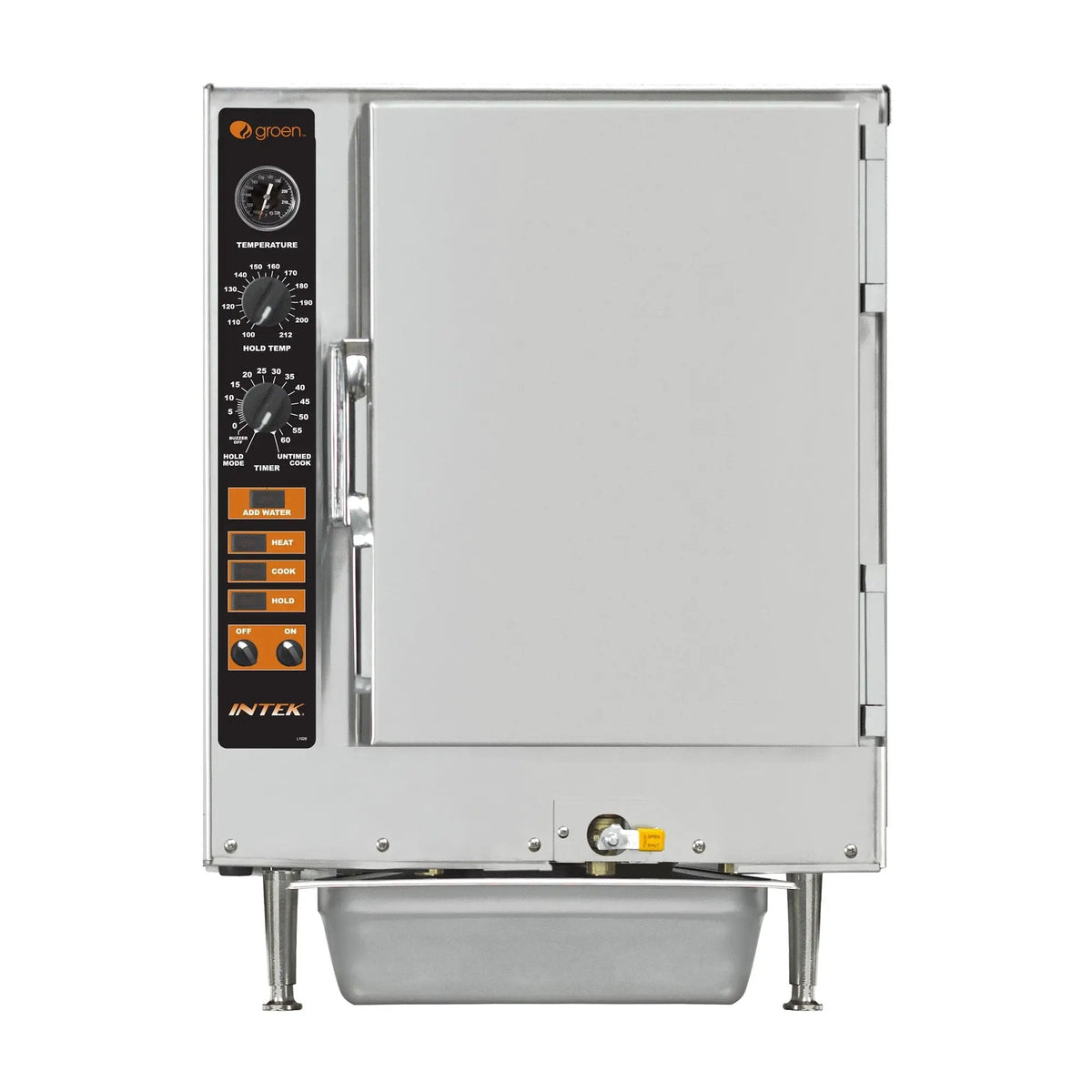 Groen XS-208-8-1 6-Pan Intek Convection Steamer - Countertop, Connectionless, 208V 1-Phase
