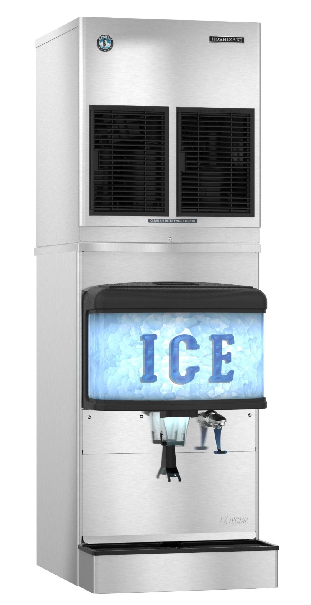 Hoshizaki DM-4420N 22" Countertop Ice and Water Dispenser