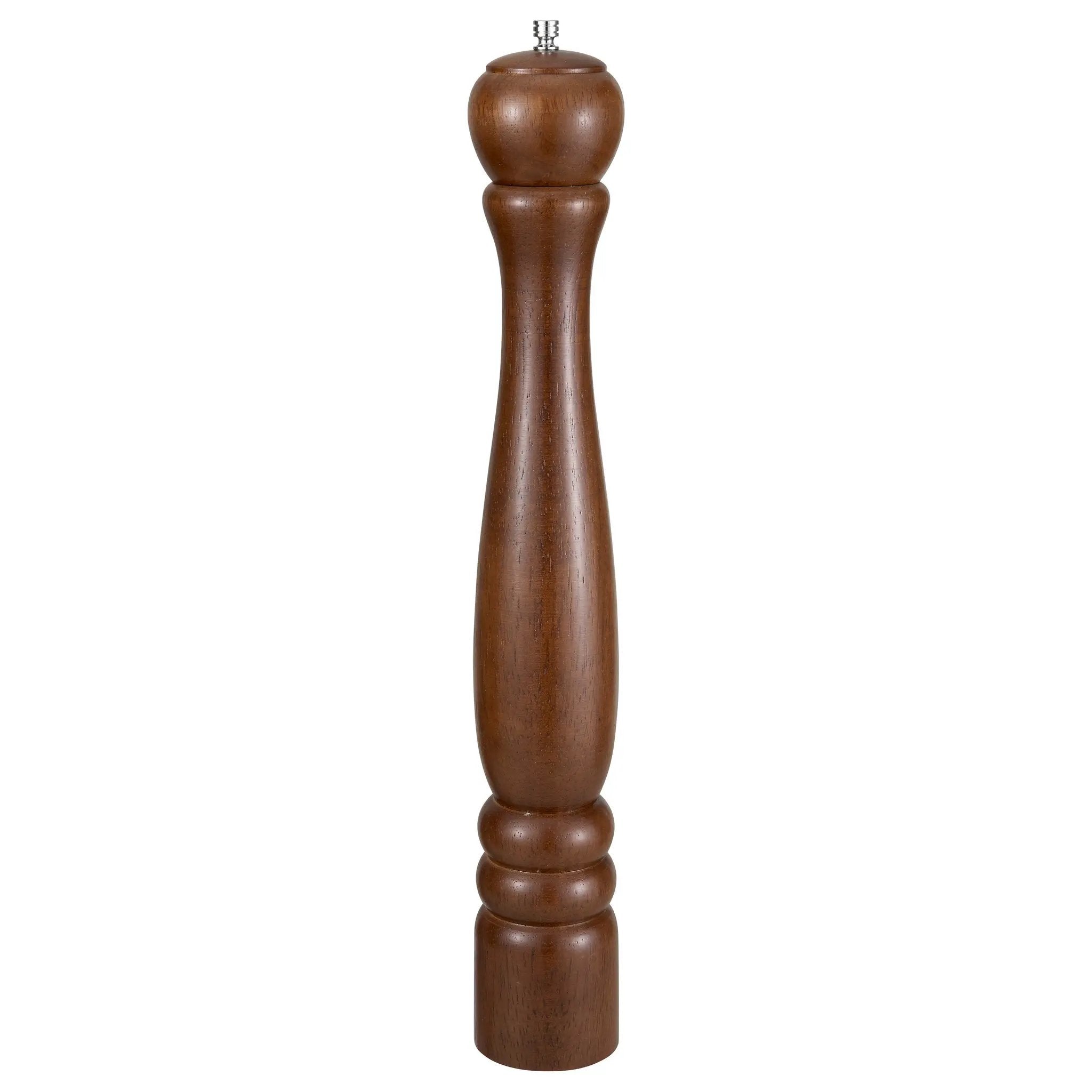 18" Traditional Pepper Mill, Oak Finish by Winco (18-traditional-pepper-mill-oak-finish)