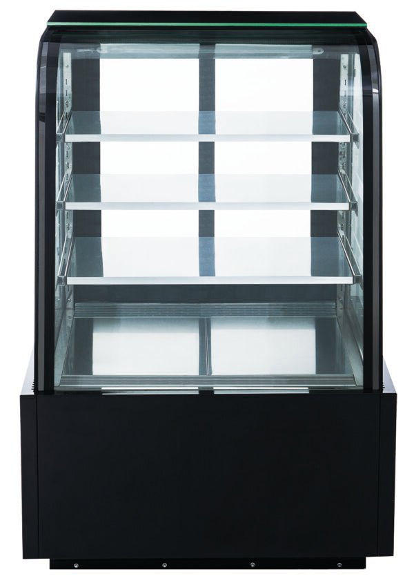 Dukers DDM36R - CB, Curved Glass 36″ Cake Showcase, Bakery Cases, Refrigerator