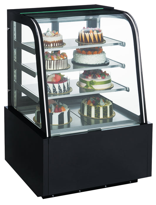 DDM48R-CB Curved Glass 48″ Cake Showcase, Bakery Cases, Refrigerator