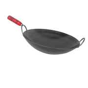 Thunder Group 14" Diameter x 3-7/8" Height, Wok, Steel with 4-7/8" Wooden Handle, Made in Taiwan by Thunder Group (thunder-group-14-diameter-x-3-7-8-height-wok-steel-with-4-7-8-wooden-handle-made-in-taiwan)