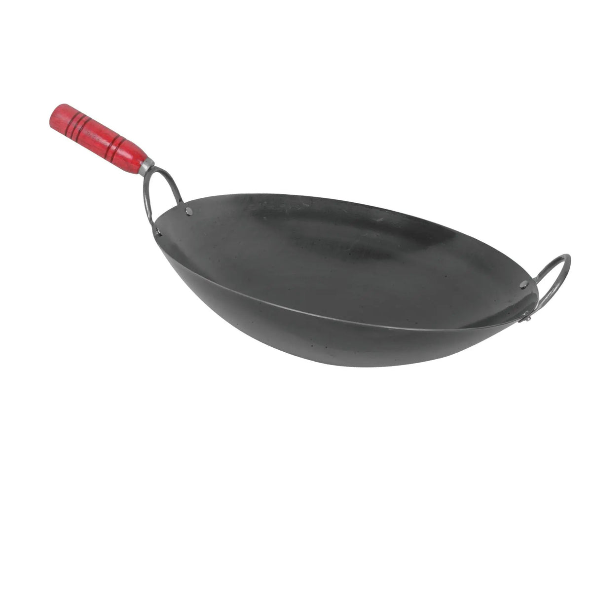 Thunder Group 14" Diameter x 3-7/8" Height, Wok, Steel with 4-7/8" Wooden Handle, Made in Taiwan by Thunder Group (thunder-group-14-diameter-x-3-7-8-height-wok-steel-with-4-7-8-wooden-handle-made-in-taiwan)