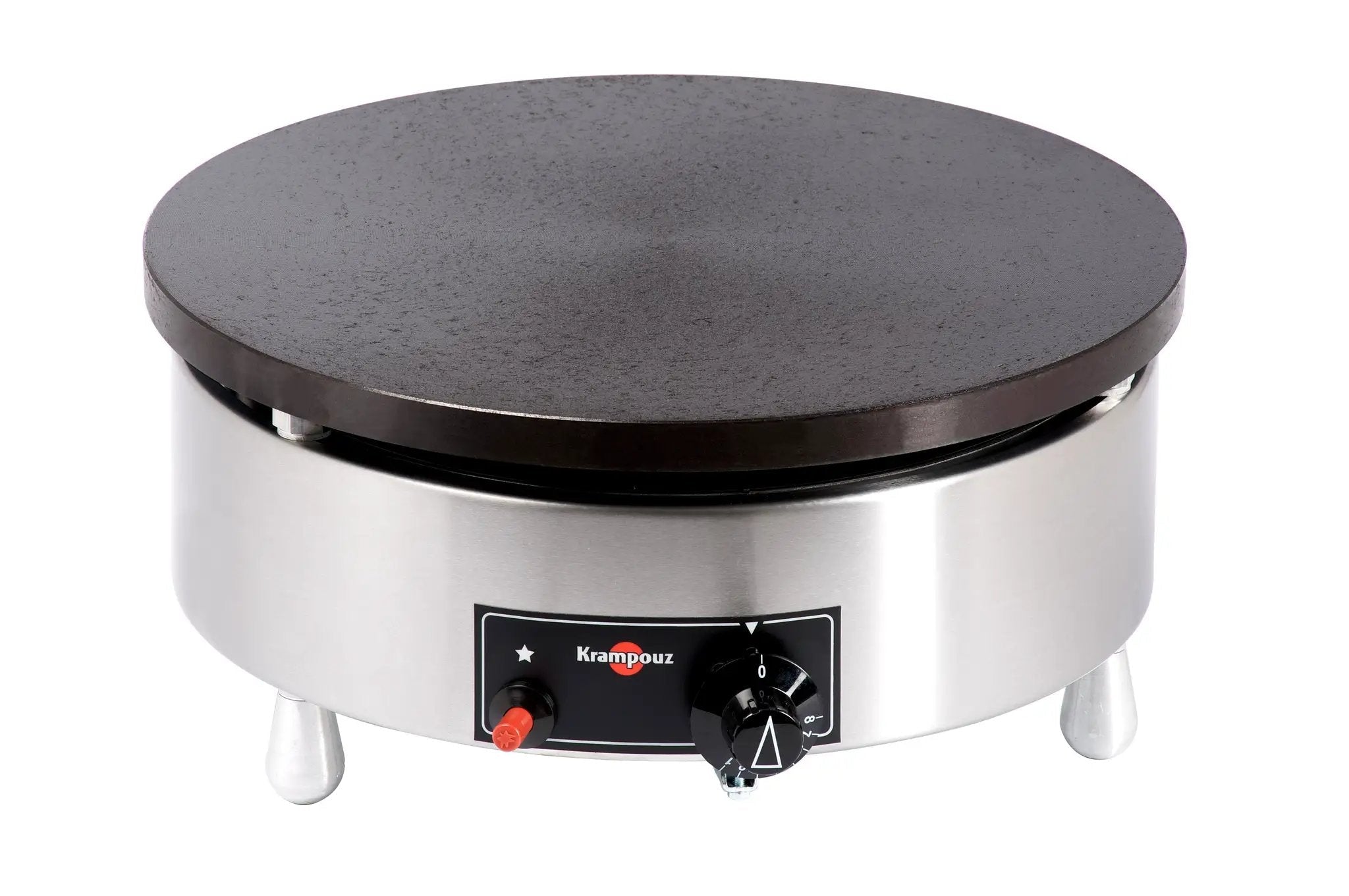 Krampouz CGBIP4 single round UL-listed natural gas crepe griddle