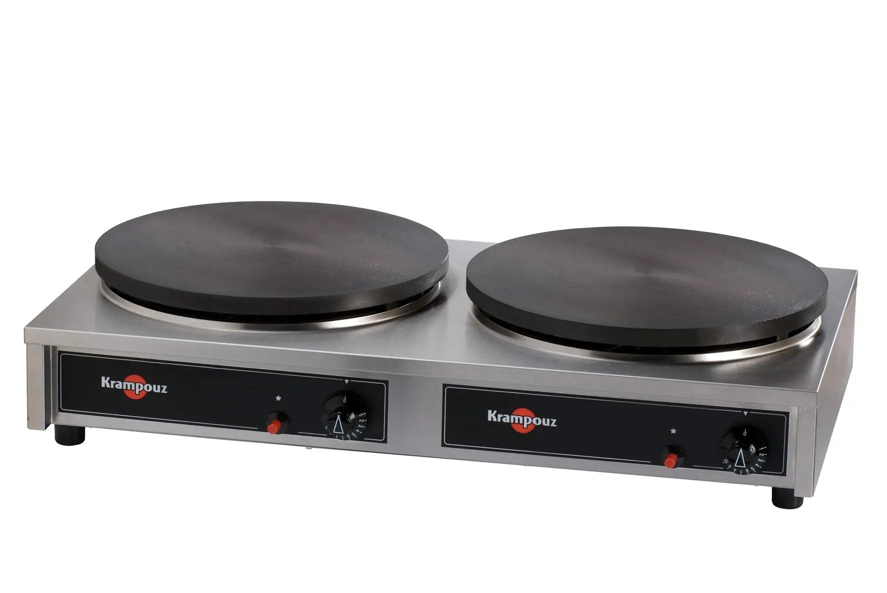 Krampouz CGCIM4 double square UL-listed natural gas crepe griddle