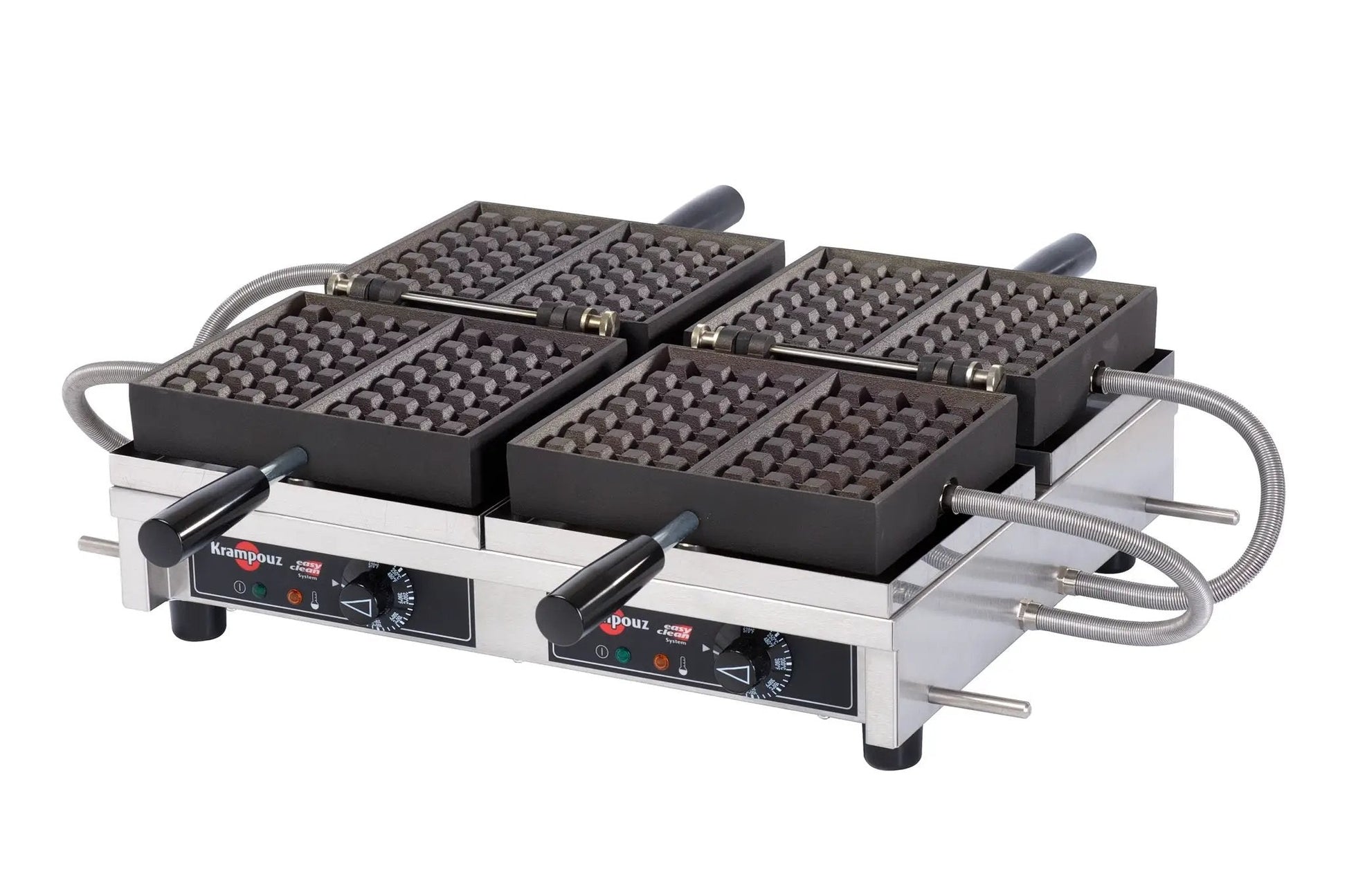 Krampouz WECCHBAT double Liège 4x7 waffle machine 180-degree opening 240V