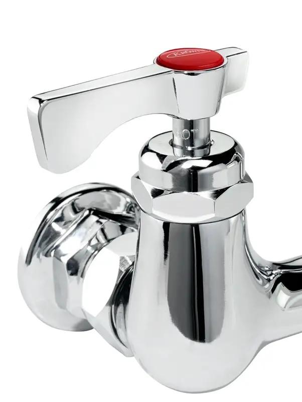 Krowne 14-812L Silver Series 8" Wall Mount Faucet with 14" Spout by Krowne (krowne-14-812l-silver-series-8-wall-mount-faucet-with-14-spout)