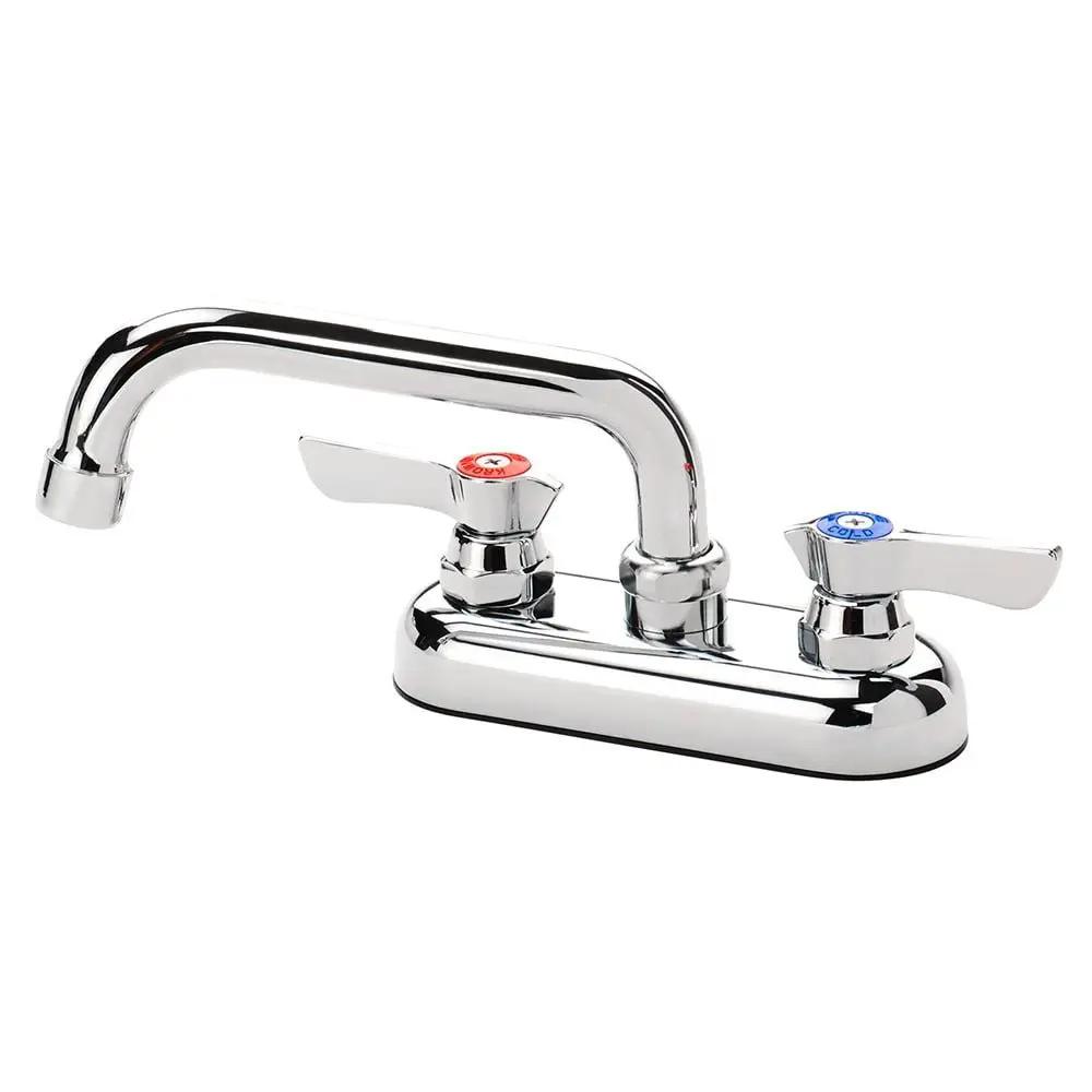 Krowne 11 - 406L, Silver Series 4" Center Deck Mount Faucet with 6" Spout