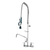 Krowne Royal Series 8" Center Wall Mount Pre - Rinse with Add - on Faucet, 12" Spout - Model - 17 - 109WL