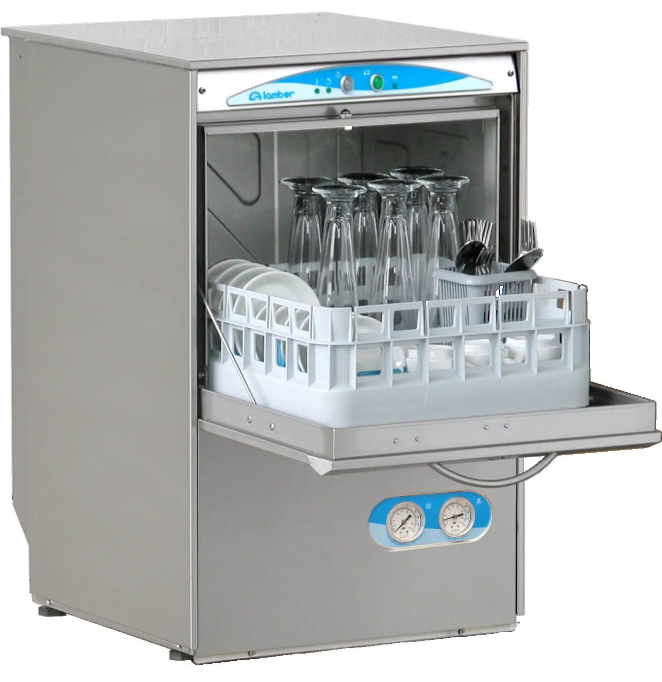 Lamber S480EKDPS Electronic Glasswasher 208V with Drain and Soap Pumps
