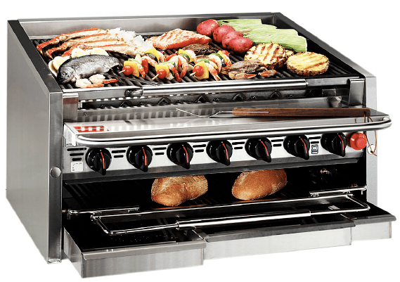 MagiKitch'n 600 series gas charbroiler