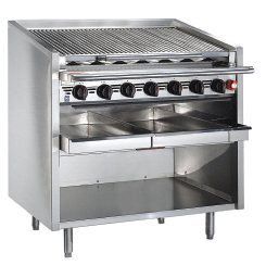 MagiKitch'n FM 600 series floor gas charbroiler