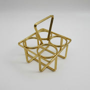 Gold Chai Carrier for 4 Glasses Product Image