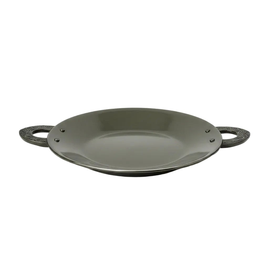 Hammered Stainless Steel Tava Serving Plate 8" Product Image