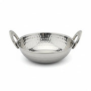 Hammered Steel Single Wall Kadai 16oz by Nishi Enterprise Inc (hammered-steel-single-wall-kadai-16oz)