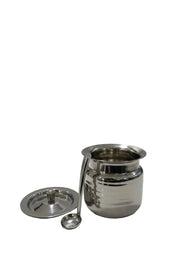ghee-potStainless Steel Ghee Pot with Spoon and Lid