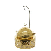 Hammered Arabic Hammered Golden Chaffing Dish Product Image 