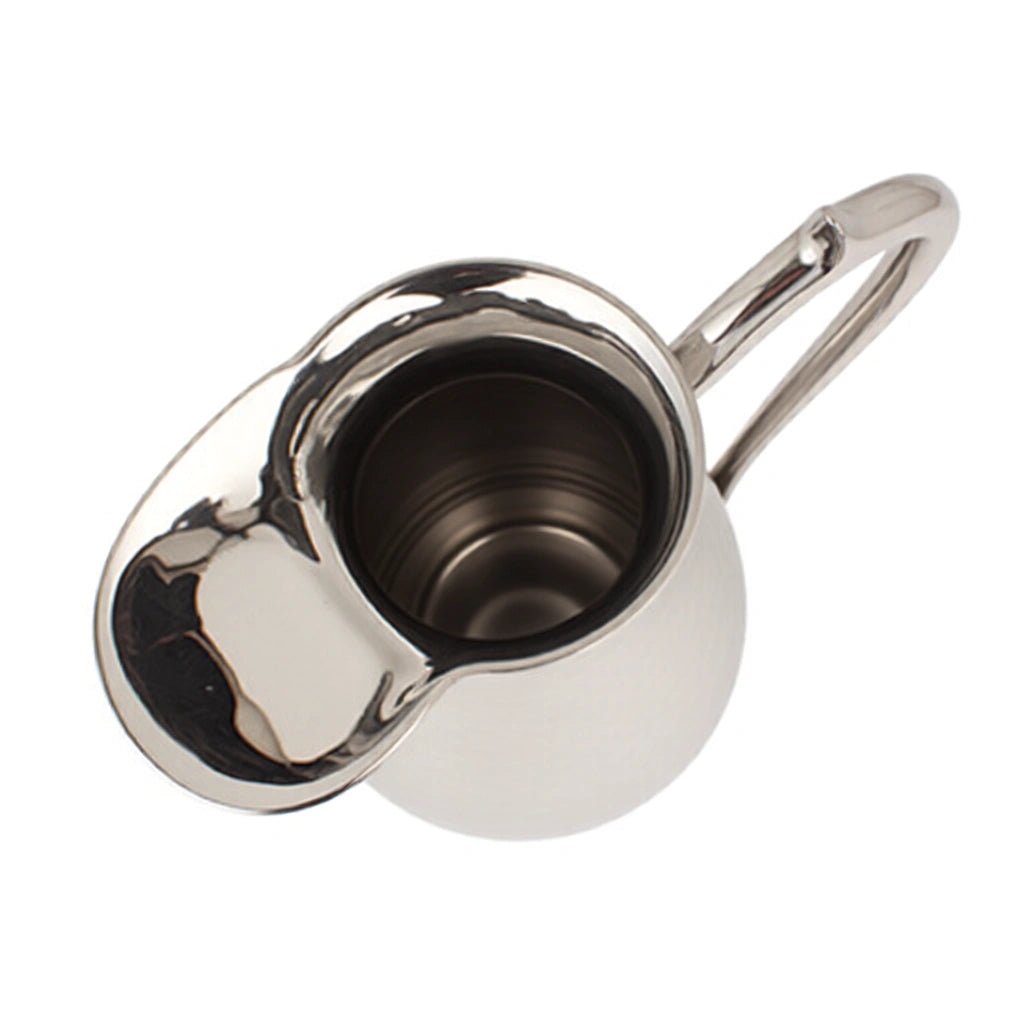 Hammered Stainless Steel Surahi Style Water Pitcher 72 Oz.