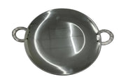 Hammered Stainless Steel Tava Serving Plate 12" Product Image