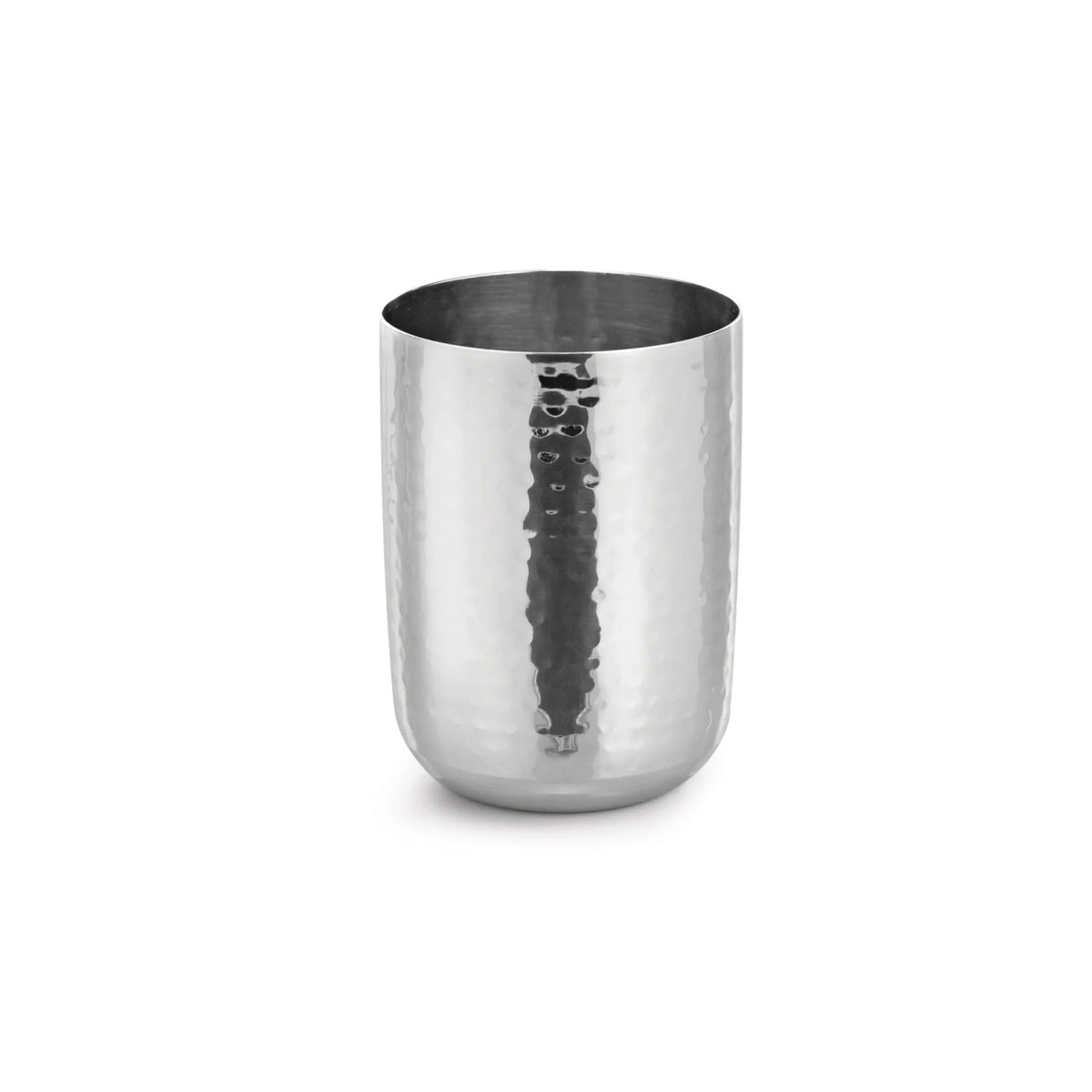 steel-Glass-RoyalHammered Stainless Steel Water Glass - Tin Cup- 10 Oz.