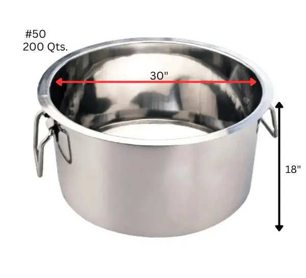 Heavy Duty Stainless Steel Patila (Bhagona / Sauce Pot), 5mm Thick Bottom