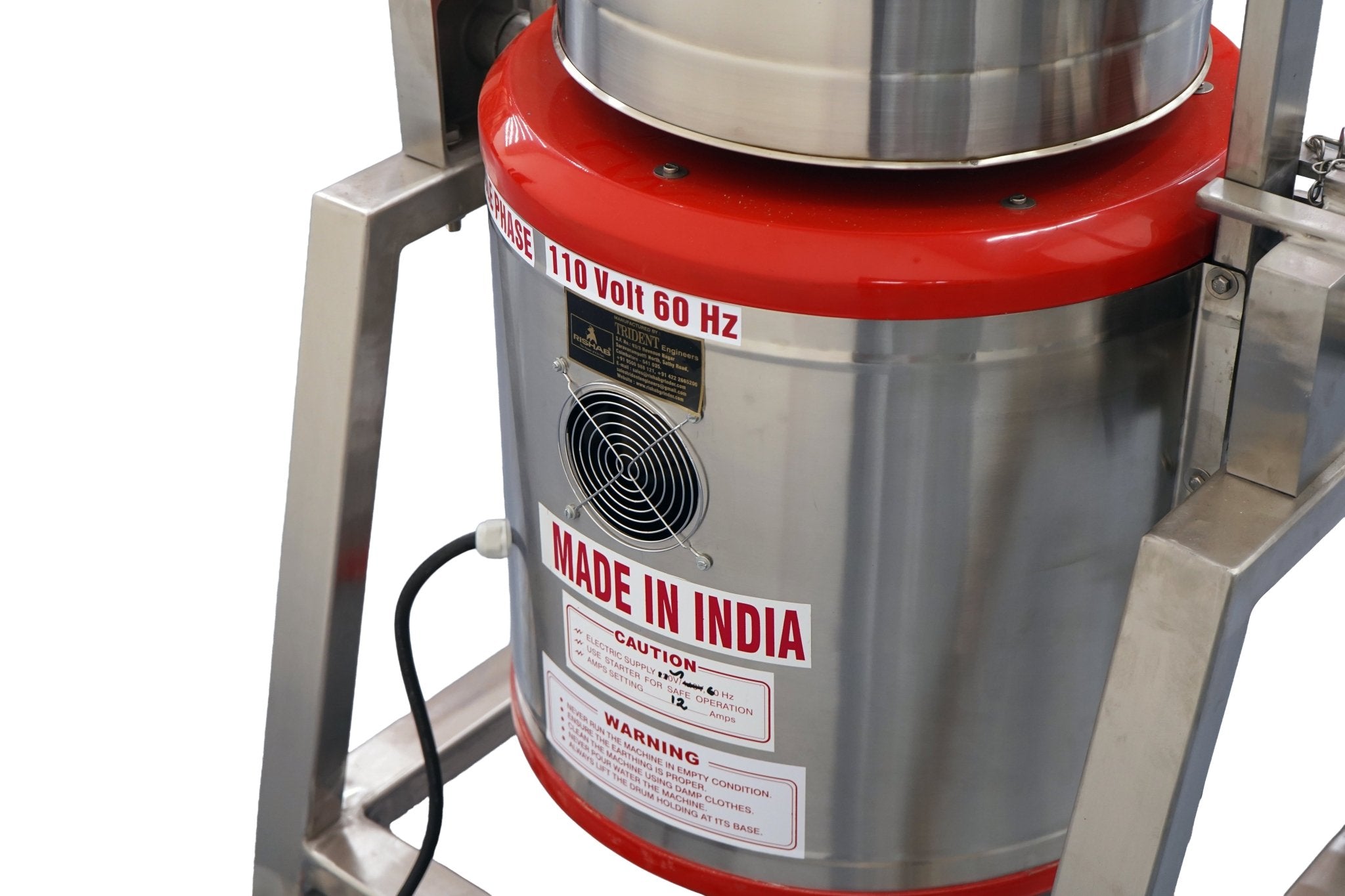 TWG-10-RRishab 10 Liter Commercial Tilting Wet Grinder