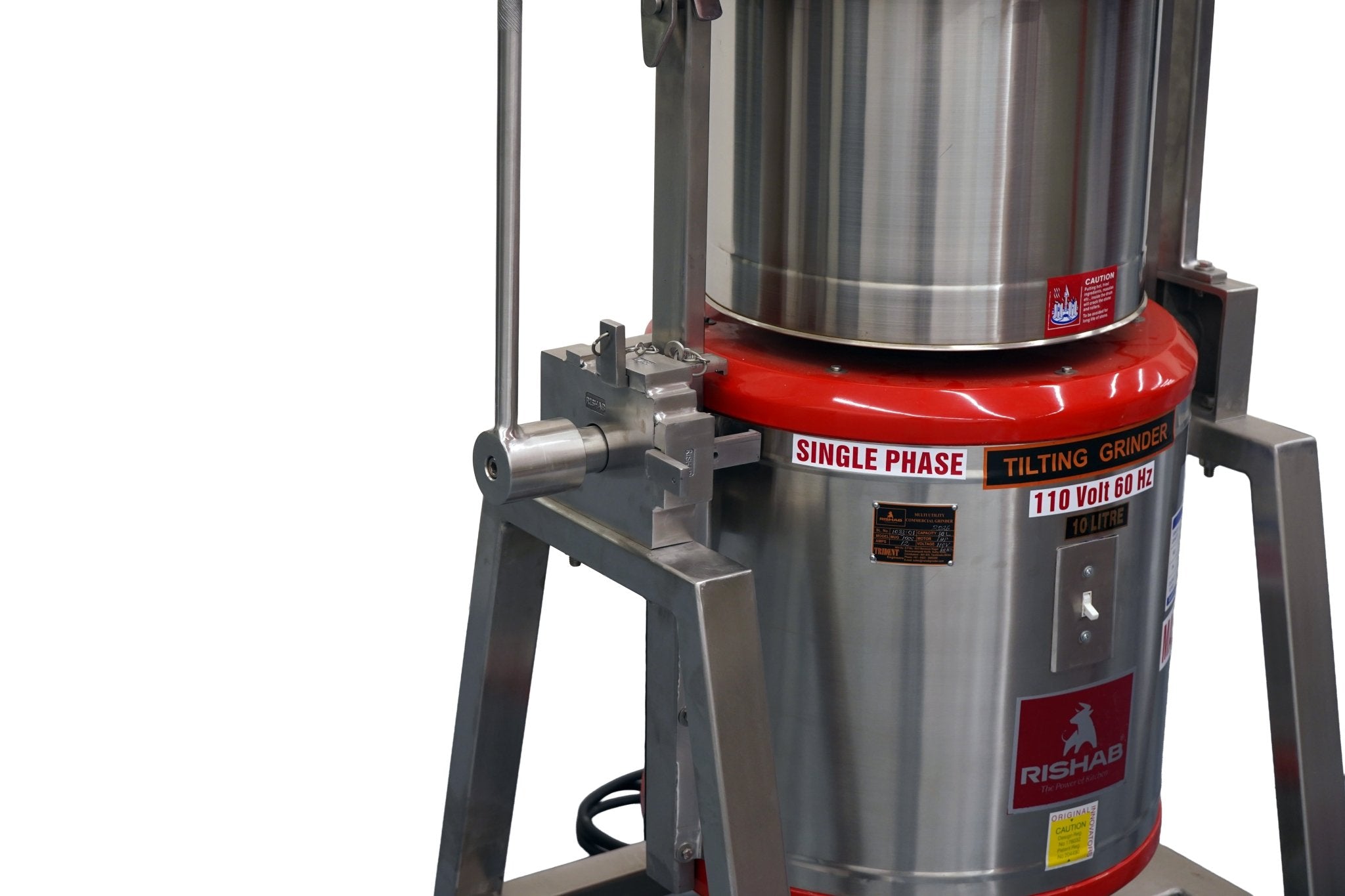 TWG-10-RRishab 10 Liter Commercial Tilting Wet Grinder