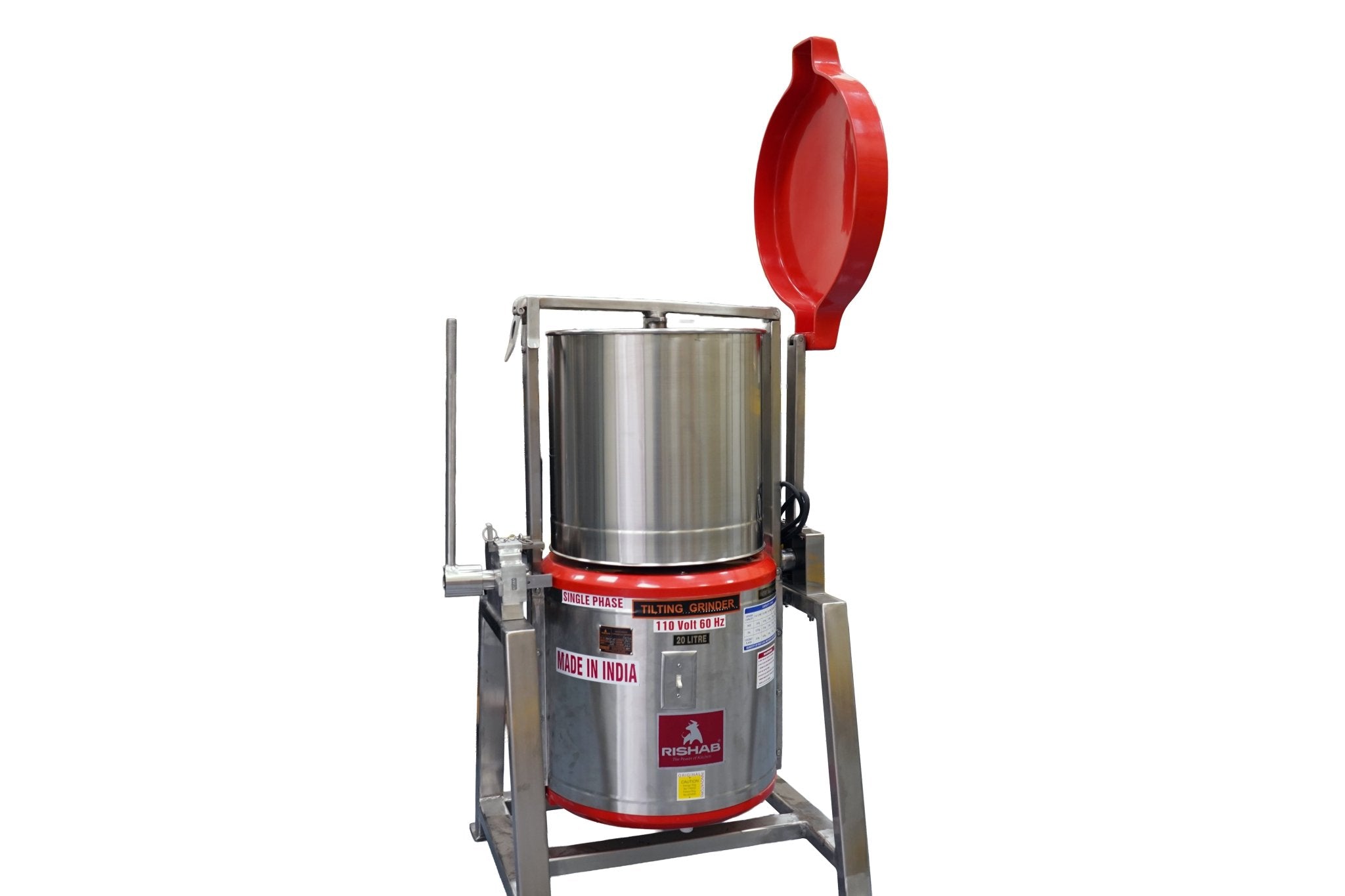 TWG-20-RRishab 20 Liter Commercial Tilting Wet Grinder