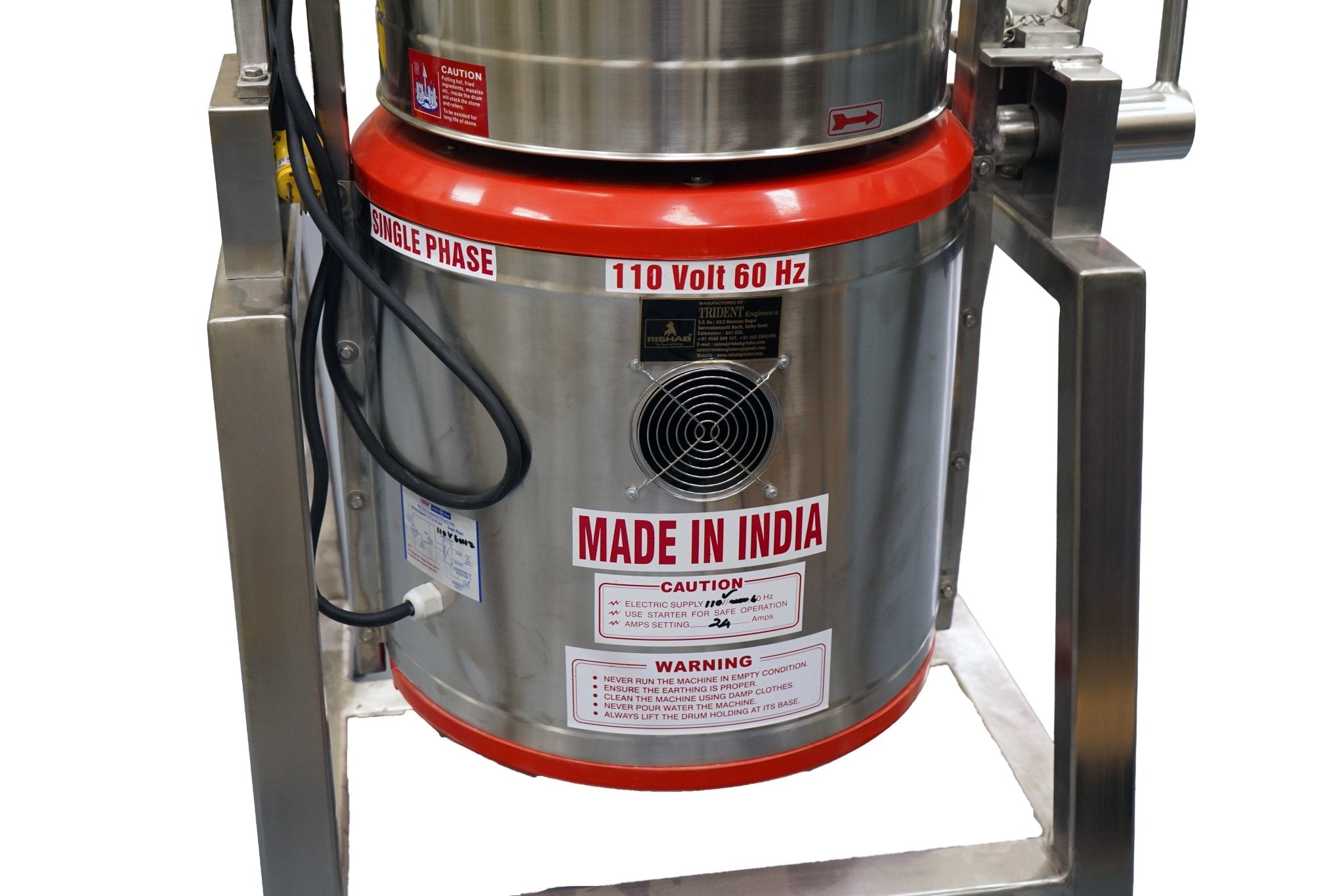 TWG-20-RRishab 20 Liter Commercial Tilting Wet Grinder