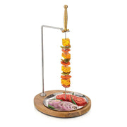Stainless Steel Tikka Stand with 1 Skewer by Nishi (stainless-steel-tikka-stand-with-1-skewer)