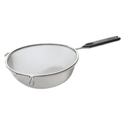 Mesh Strainer, 8" Bowl, Single Fine Mesh, SS, Plastic Handle by Winco (mesh-strainer-8-bowl-single-fine-mesh-ss-plastic-handle)