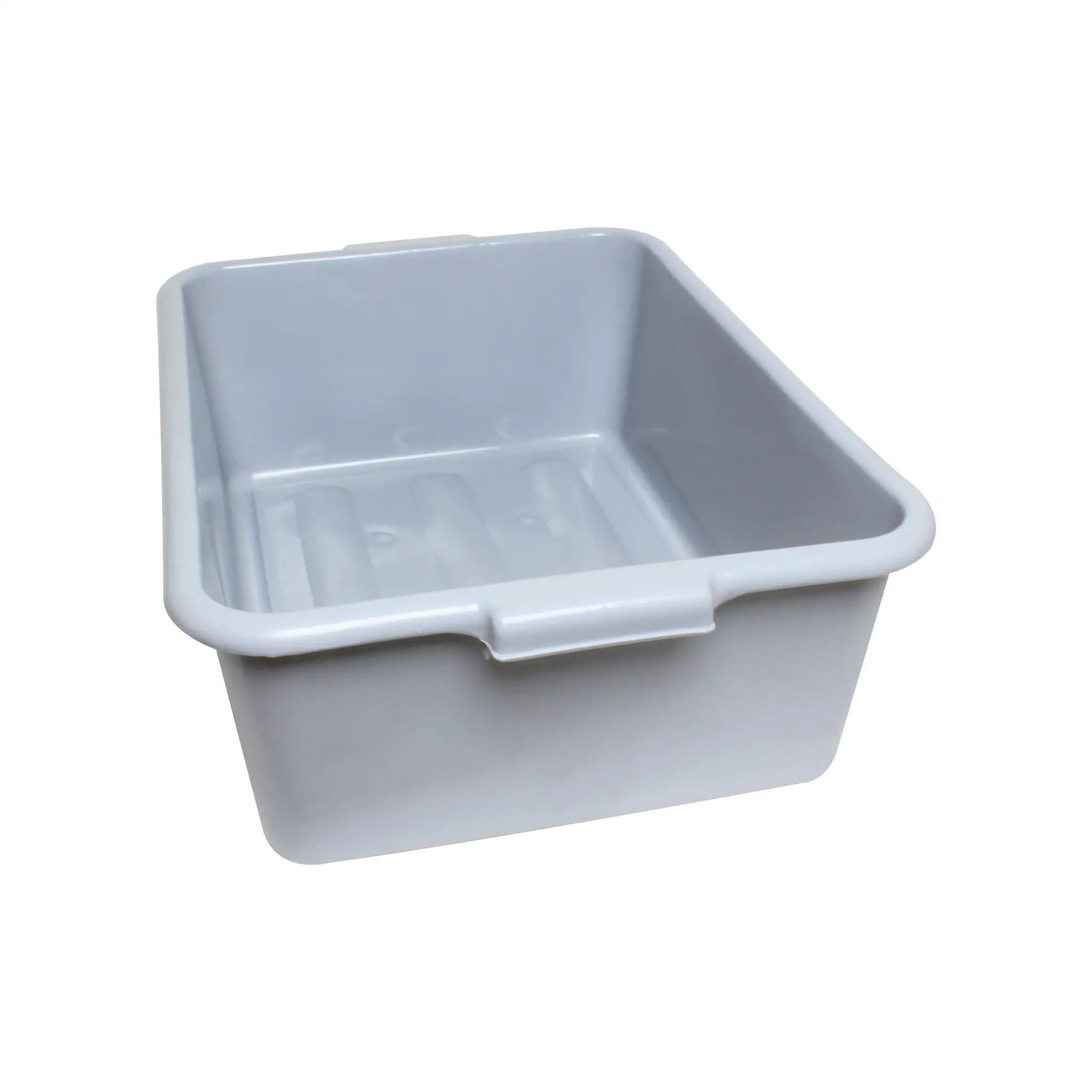 Thunder Group 20-1/2" x 15-1/2" x 5", Bus Box, Gray Color, High-Density Polyethylene, No Dishwashing, No Microwave, NSF by Thunder Group (thunder-group-20-1-2-x-15-1-2-x-5-bus-box-gray-color-high-density-polyethylene-no-dishwashing-no-microwave-nsf)
