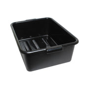 Thunder Group 20-1/2" x 15-1/2" x 7", Bus Box, Black Color, High-Density Polyethylene, No Dishwashing, No Microwave, NSF by Thunder Group (thunder-group-20-1-2-x-15-1-2-x-7-bus-box-black-color-high-density-polyethylene-no-dishwashing-no-microwave-nsf)