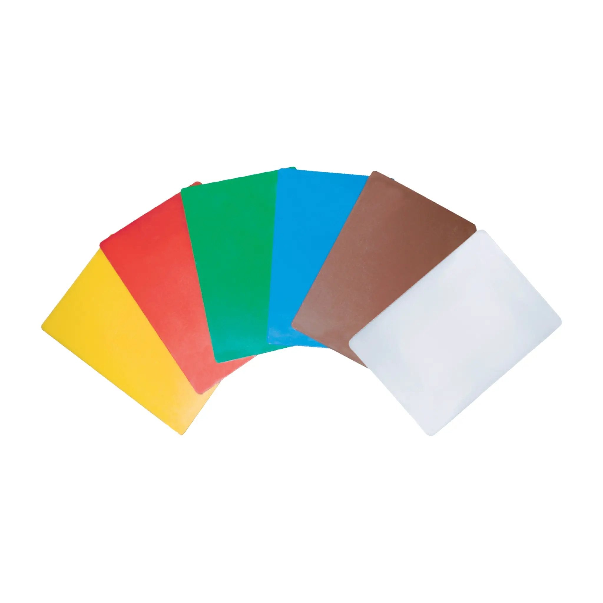Thunder Group 24" x 18" x 1/2", Color Coded Cutting Board with Non-Absorbent and Non-Skid Surface, Set of 6 Assorted Colors, High Density Polyethylene, Made In Taiwan, Dishwasher Safe, NSF by Thunder Group (thunder-group-24-x-18-x-1-2-color-coded-cutting-board-with-non-absorbent-and-non-skid-surface-set-of-6-assorted-colors-high-density-polyethylene-made-in-taiwan-dishwasher-safe-nsf)