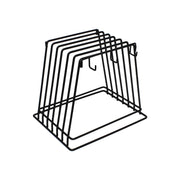 Thunder Group 12" x 9-1/4" x 10-1/4", Sturdy, Powder-Coated Cutting Board Rack, holds up to 6 Cutting Boards and features 6 Brush Hooks on the sides for hanging Brushes, Wire, Made In Taiwan by Thunder Group (thunder-group-12-x-9-1-4-x-10-1-4-sturdy-powder-coated-cutting-board-rack-holds-up-to-6-cutting-boards-and-features-6-brush-hooks-on-the-sides-for-hanging-brushes-wire-made-in-taiwan)