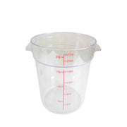 Thunder Group 22 qt, 12-2/5" Diameter x 14-7/8" Height, Round Food Storage Container, Clear Color, Polycarbonate, withstand temperature from -40°F up to 210°F, Dishwasher Safe, Break-Resistant, Shatter-Resistant, No Microwave, No Oven, NSF by Thunder Group (thunder-group-22-qt-12-2-5-diameter-x-14-7-8-height-round-food-storage-container-clear-color-polycarbonate-withstand-temperature-from-40-f-up-to-210-f-dishwasher-safe-break-resistant-shatter-resistant-no-microwave-no-oven-nsf)