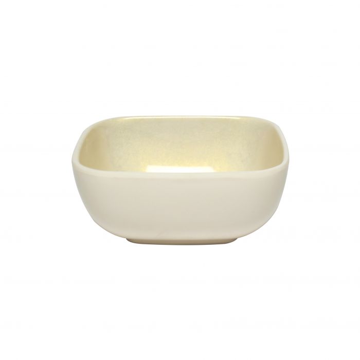 Thunder Group PS3103V, 5 OZ, 3 1/2" X 3 1/2" ROUND SQUARE BOWL, 1 1/2" DEEP, PASSION PEARL, Melamine, NSF, Case Pack of 12