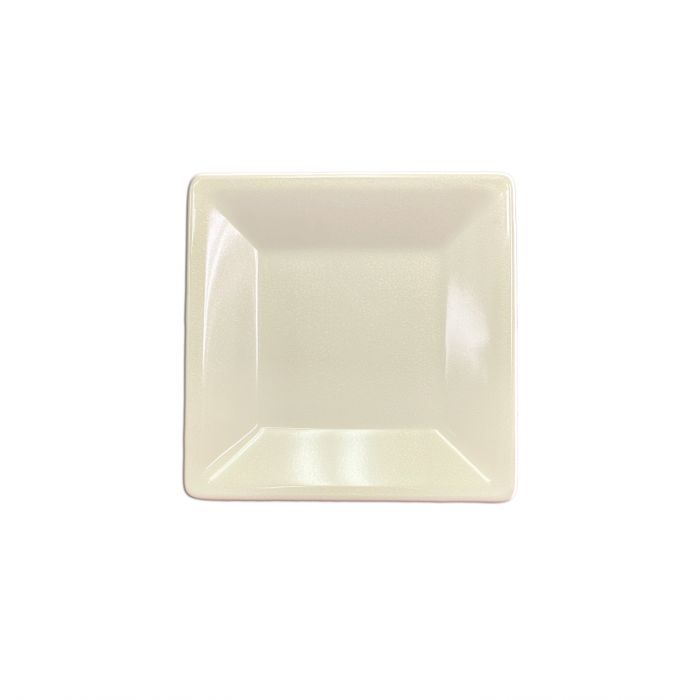 Thunder Group PS3208V, 8 1/4" X 8 1/4" SQUARE PLATE, 7/8" DEEP, PASSION PEARL, Melamine, NSF, Case Pack of 12