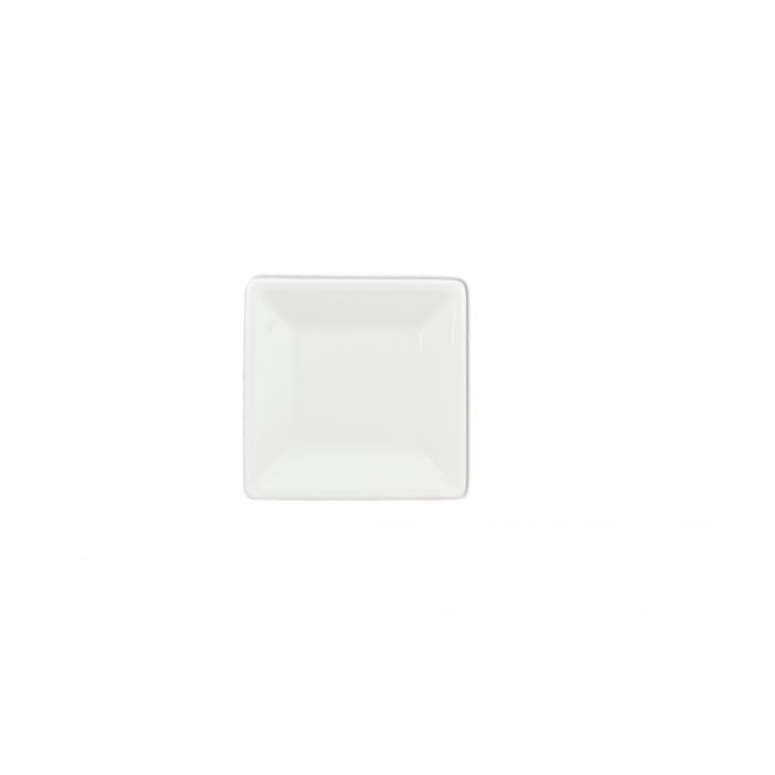 Thunder Group PS3214W, 13 3/4" X 13 3/4" SQUARE PLATE, 1 1/8" DEEP, PASSION WHITE, Melamine, NSF, Case Pack of 6