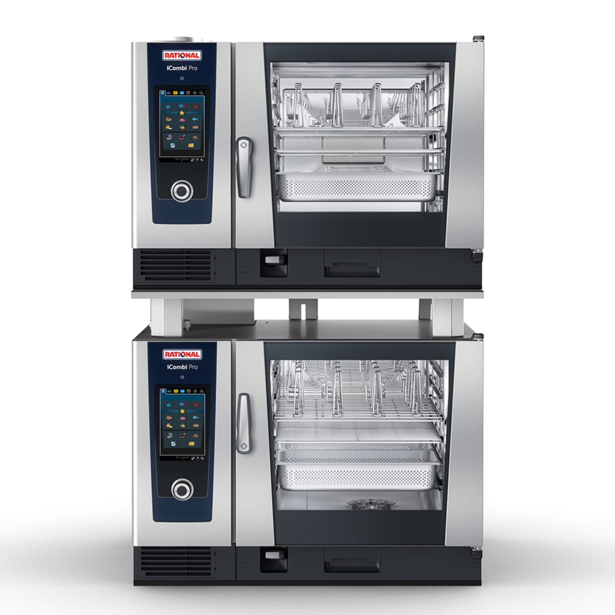 Rational iCombi Pro Combi-Duo 6-Full on 6-Full Natural Gas Combi Oven 208/240V 1PH