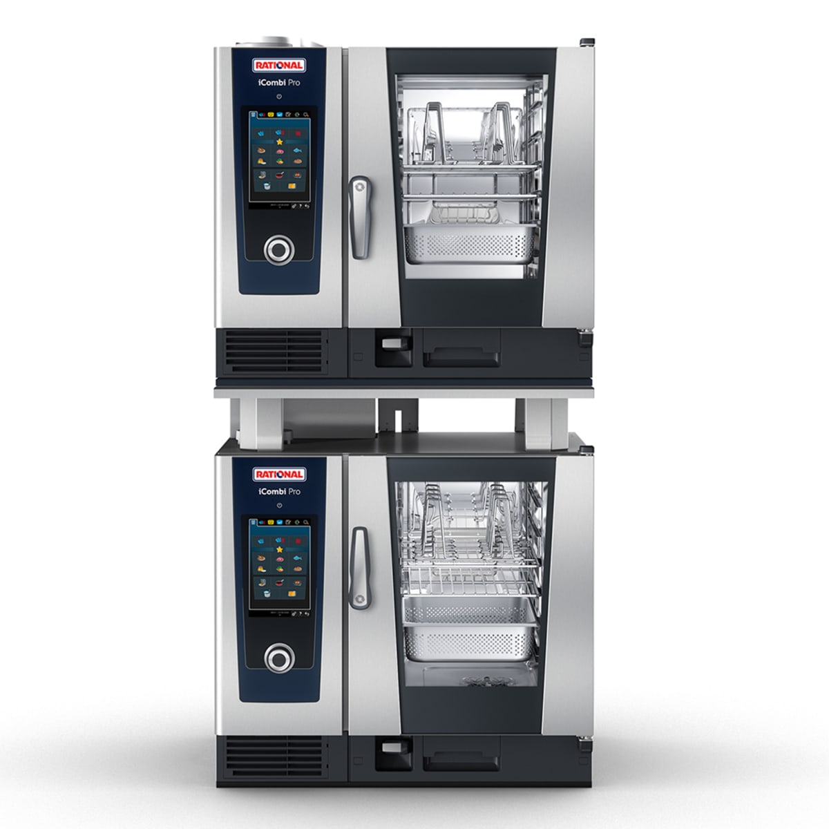 Rational iCombi Pro Combi-Duo 6-Half on 6-Half Natural Gas Combi Oven 120V 1PH