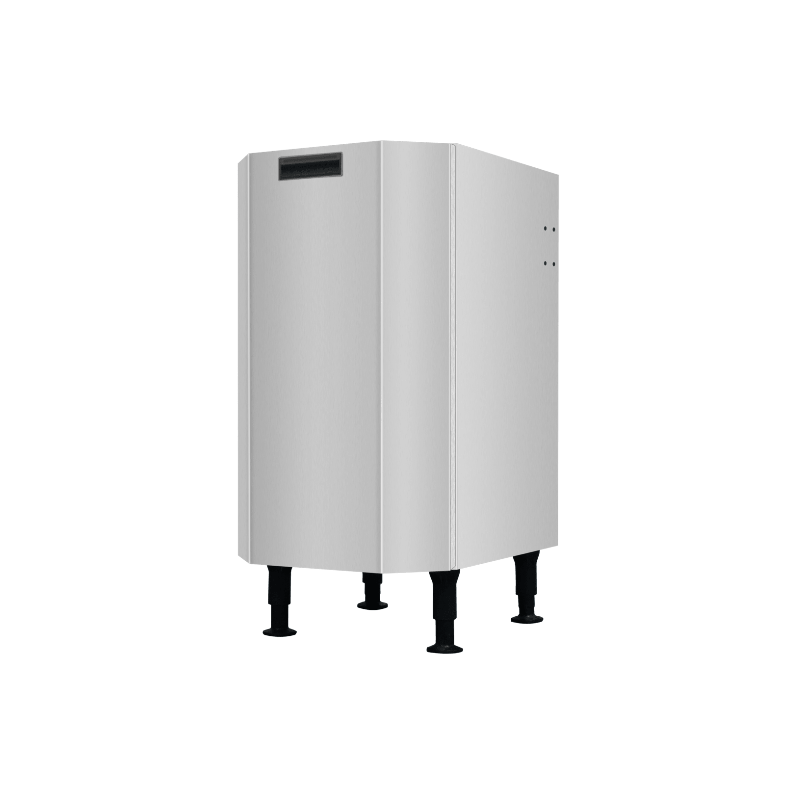 Resolute CDISWS3 floor stand for countertop ice dispenser with leveling feet