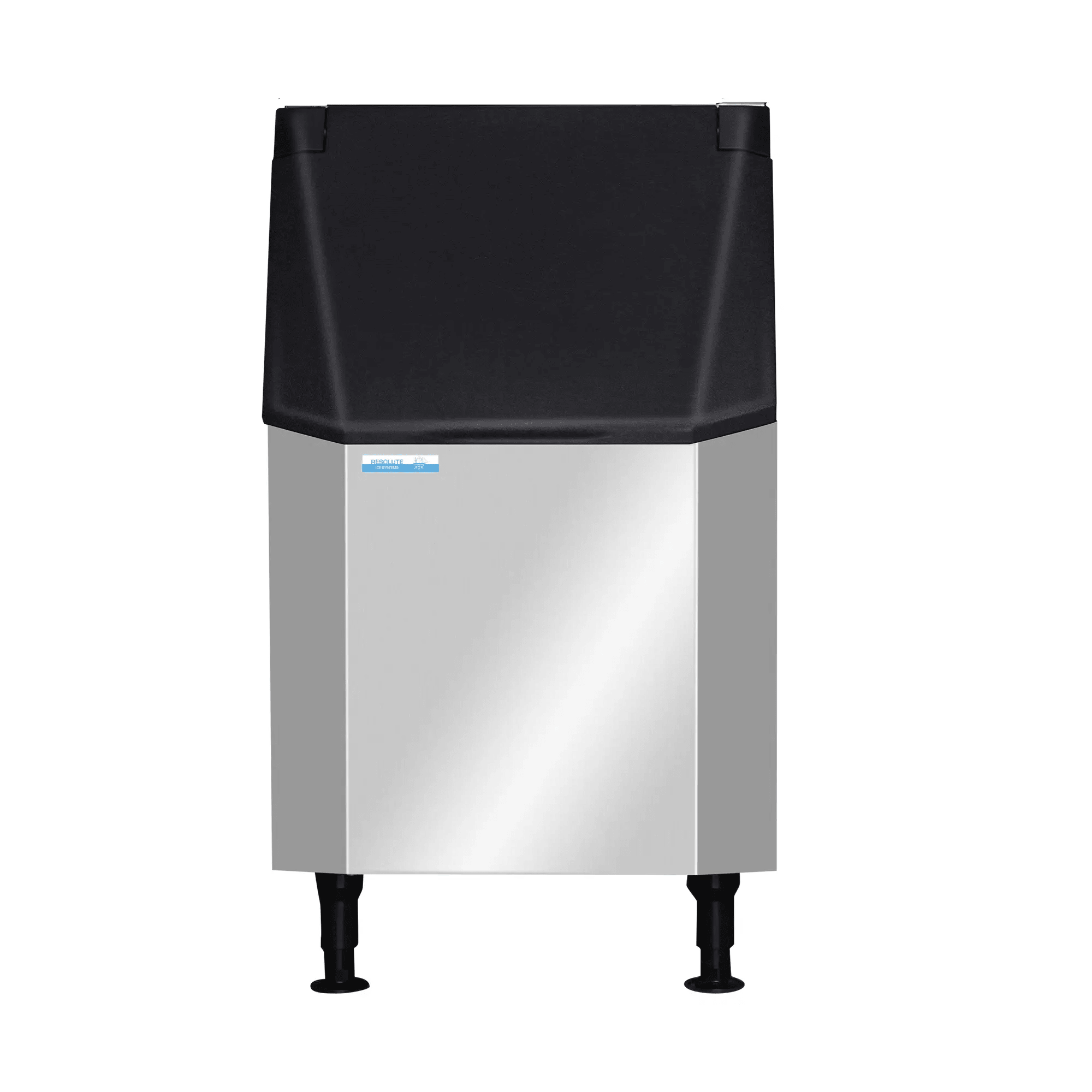Resolute IB445 445-pound commercial ice storage bin with probe holder