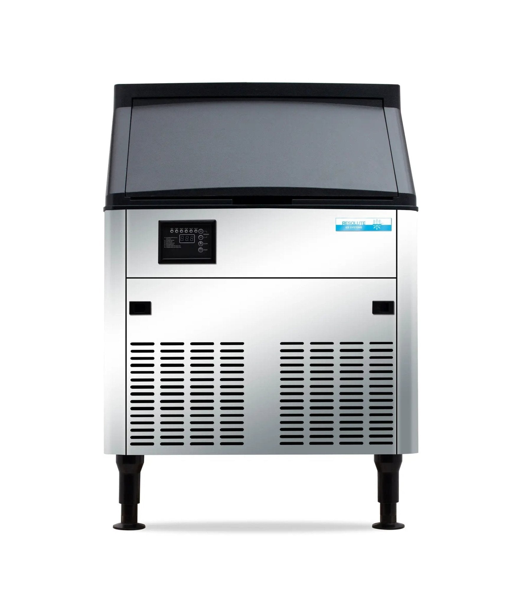 Resolute ICB28080 280-pound per day air-cooled commercial ice maker with 80lb storage bin 110V