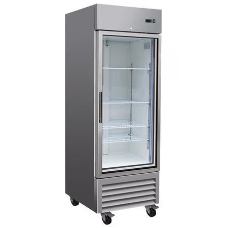 Serv-Ware RR1G-HC, 26-4/5" 1  Glass Door Reach-In Refrigerator