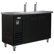 Serv-Ware DD49-2-HC 49" Beer Dispenser - 2 Towers, 2 Faucets