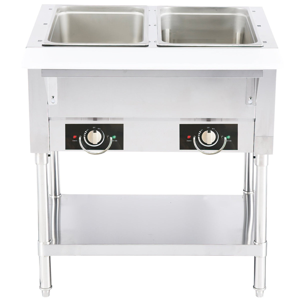 Serv-Ware EST2-1 Electric Hot Food Table, 2 Open Wells, 30" W, 115V, 1000W